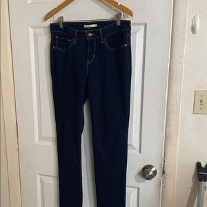 Women's Dark Blue Jeans 712 slim fit
